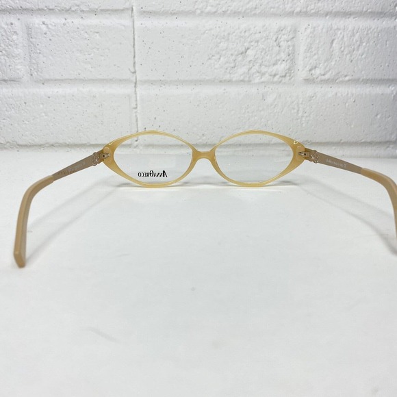 Anna‎ Greco Tan Full Rim Italian Designer NWOT Eyeglasses Womens H2645 main image 7